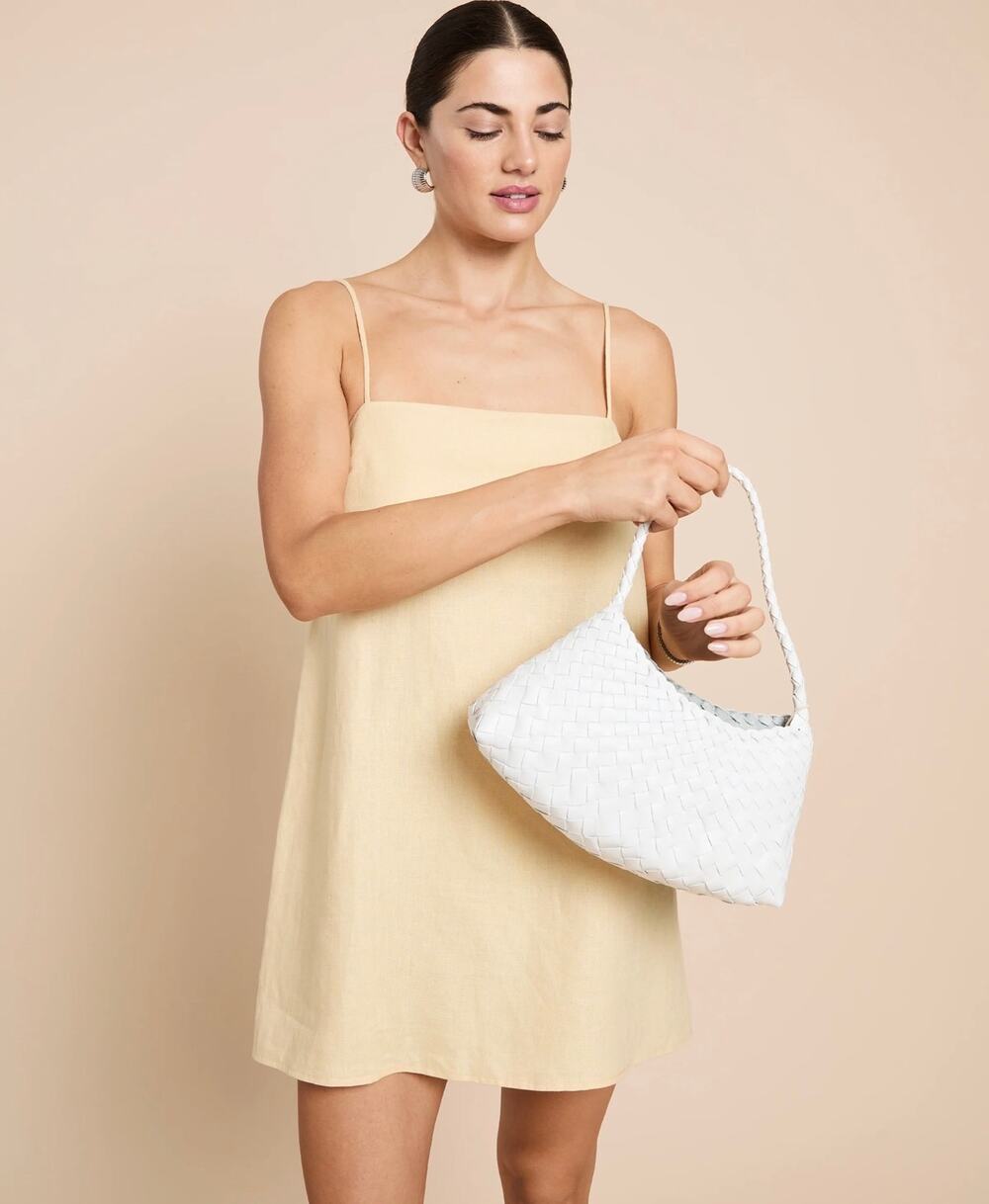 New Kourt Rosalie butter yellow dress size XL 100% linen $147